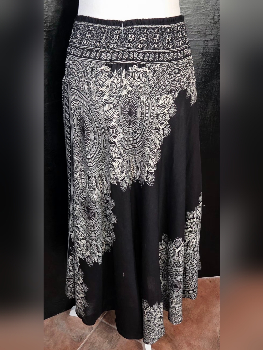 NWT Papaya Tree Imports 2-in-1 Boho Maxi Skirt Strapless Dress One Size - Picture 9 of 16